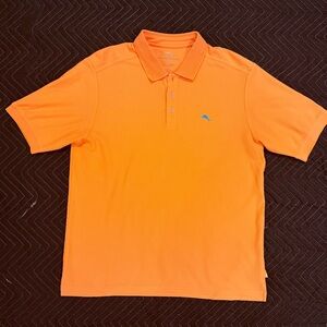Tommy Bahama Vibrant Orange Polo Shirt